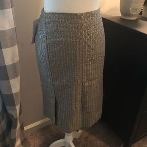 Escalator Shimmer pleated skirt